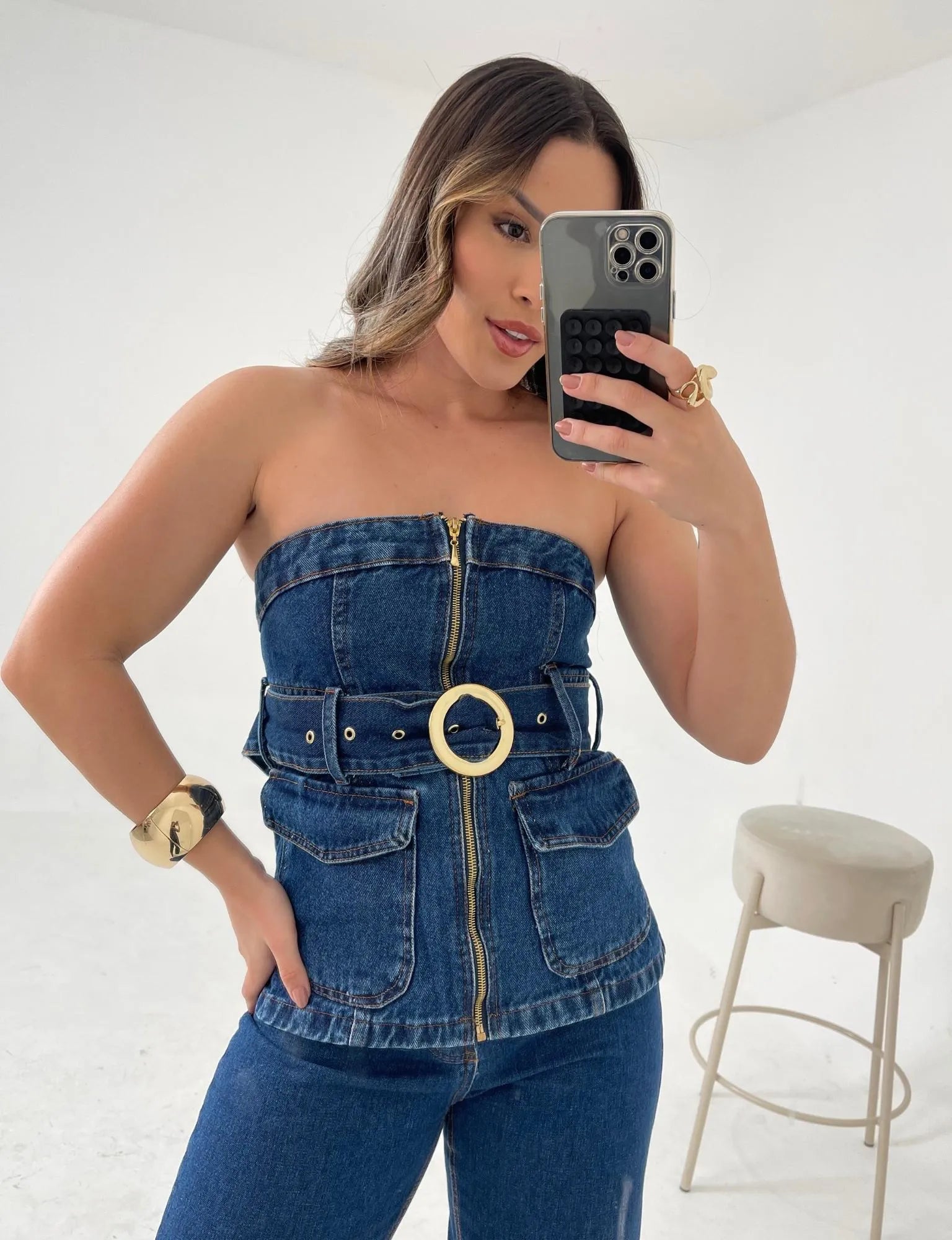 Blusa Sevilla Tomara que Caia Jeans