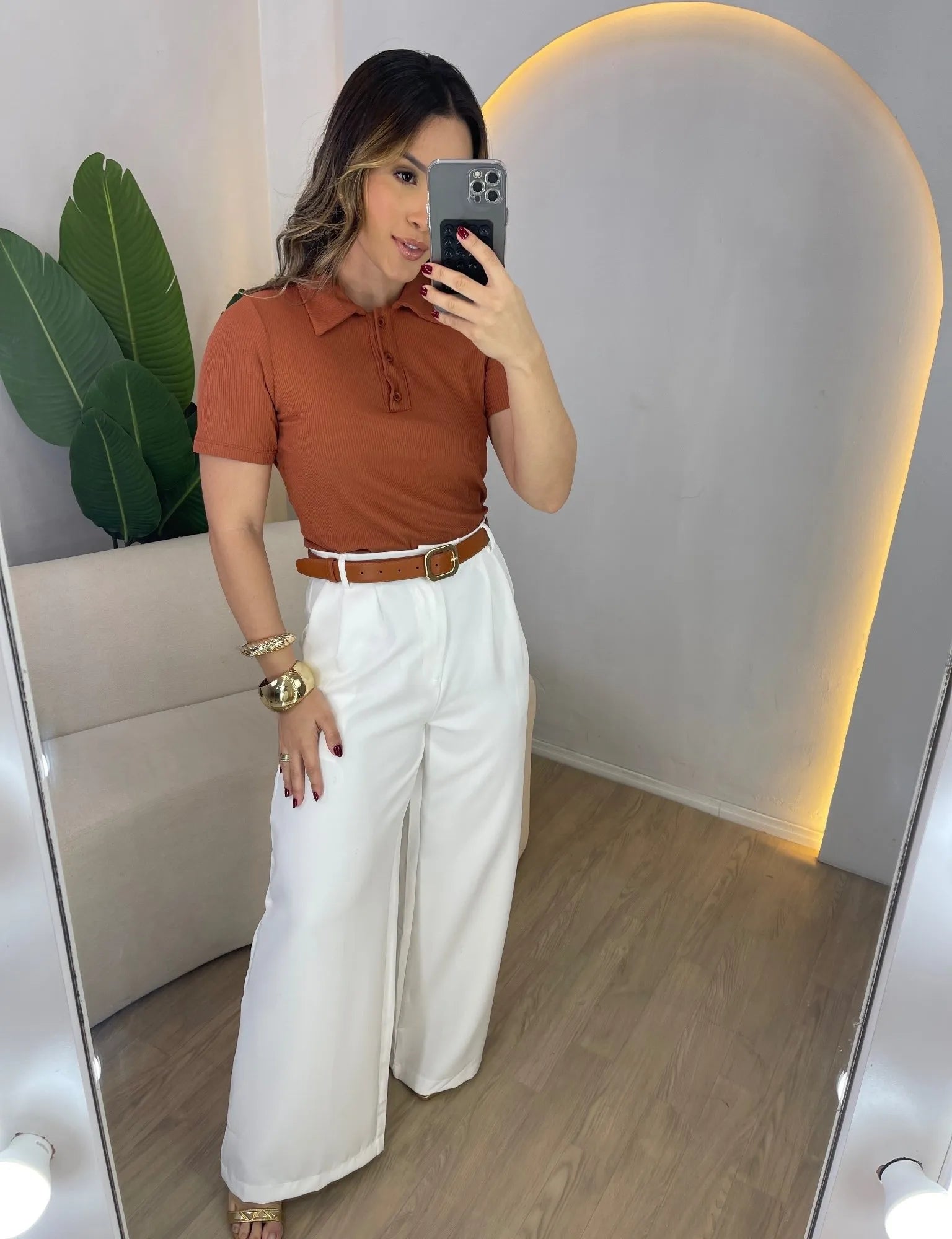 Camisa Polo Canelada Roma