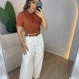 Camisa Polo Canelada Roma