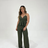 Conjunto Julie Calça + Bata com Alça Reguláve