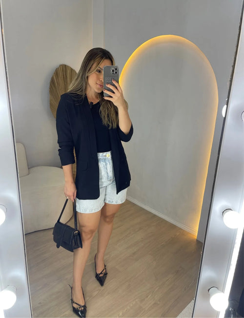 Blazer Alfaiataria Viscolinho