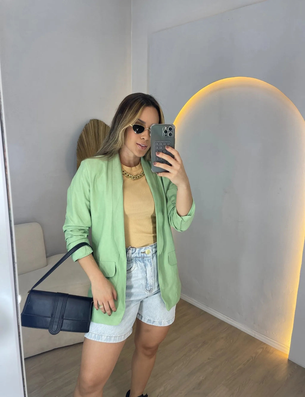 Blazer Alfaiataria Viscolinho
