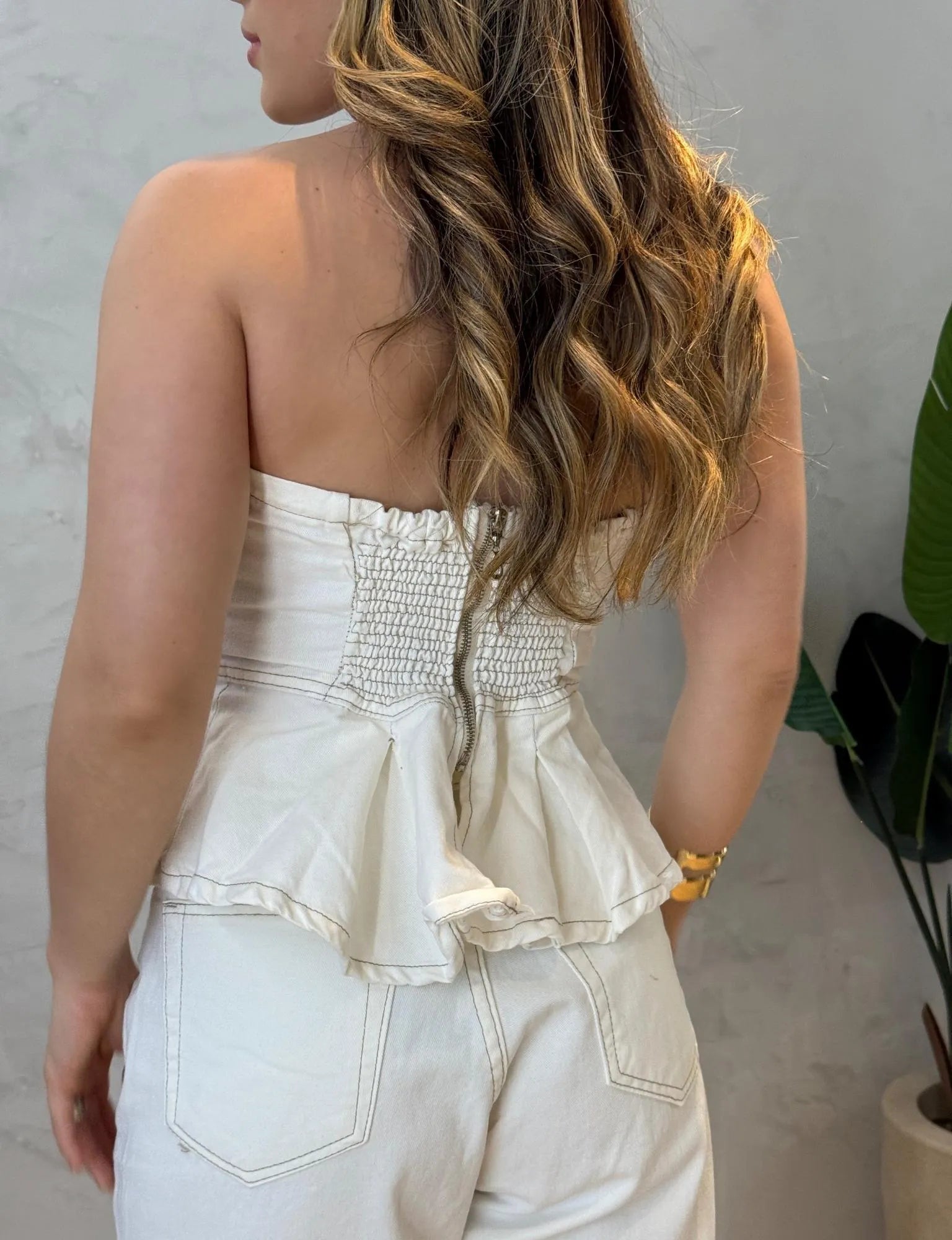 Calça Wide Leg White