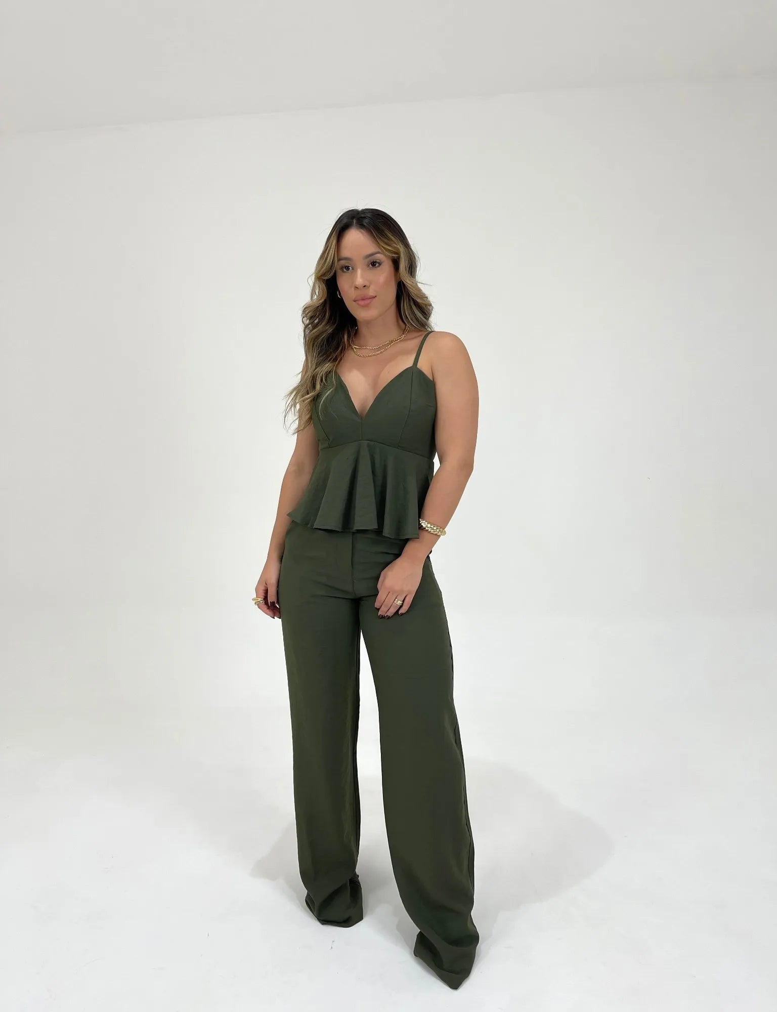 Conjunto Julie Calça + Bata com Alça Reguláve