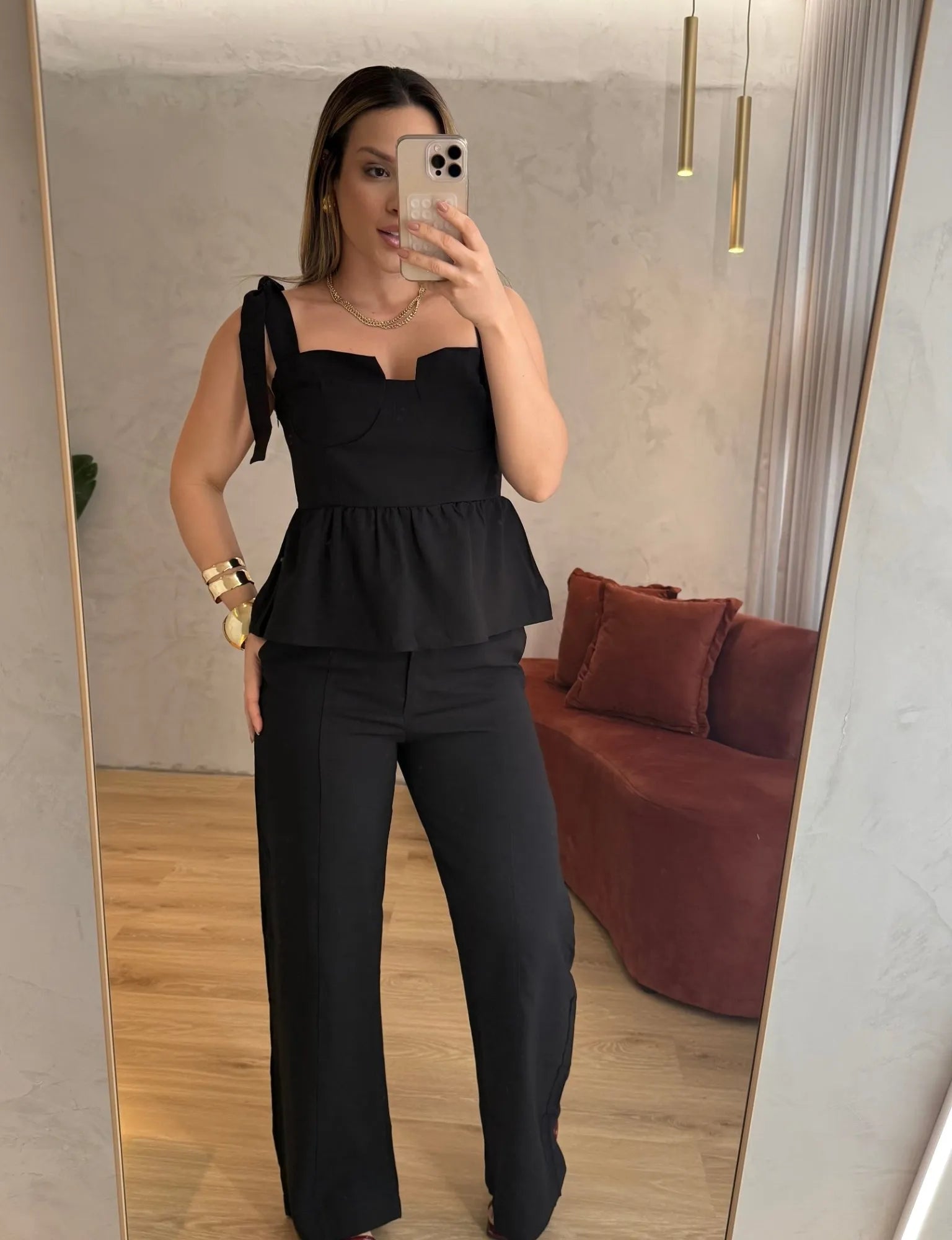 Conjunto Peplum Lua