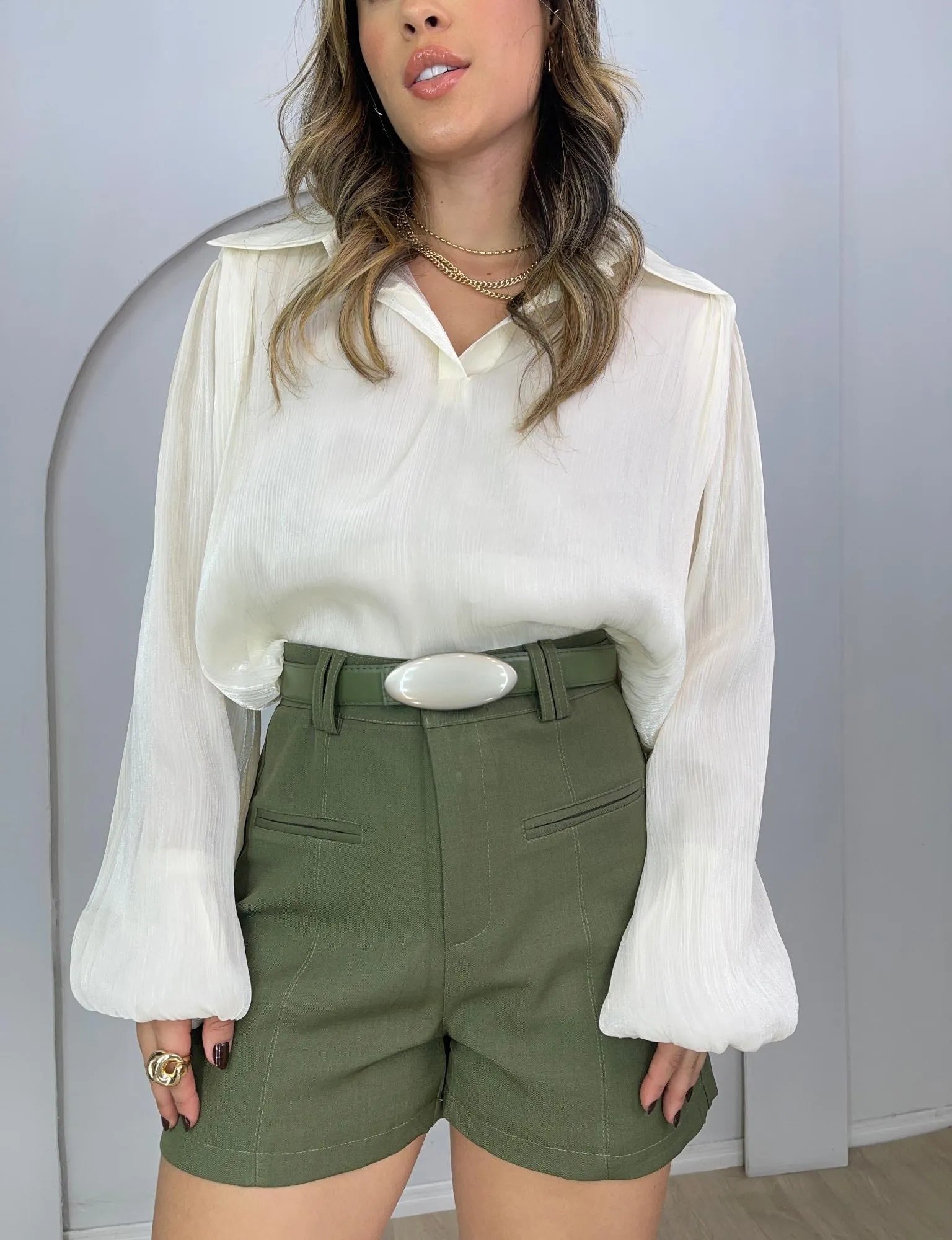 Short com Cinto Viena