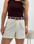 Short Linho Porto