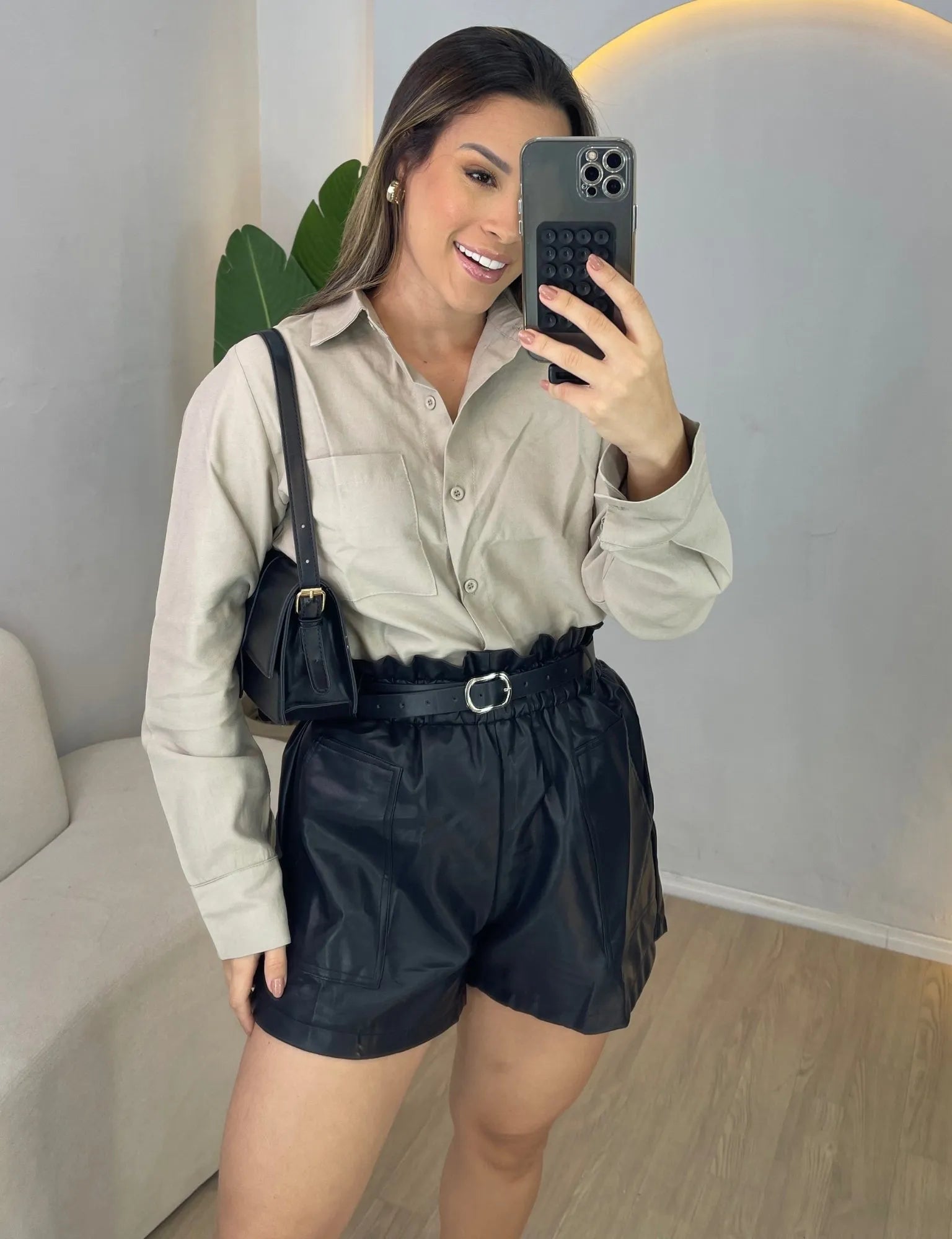 Short Viena Eco + Cinto