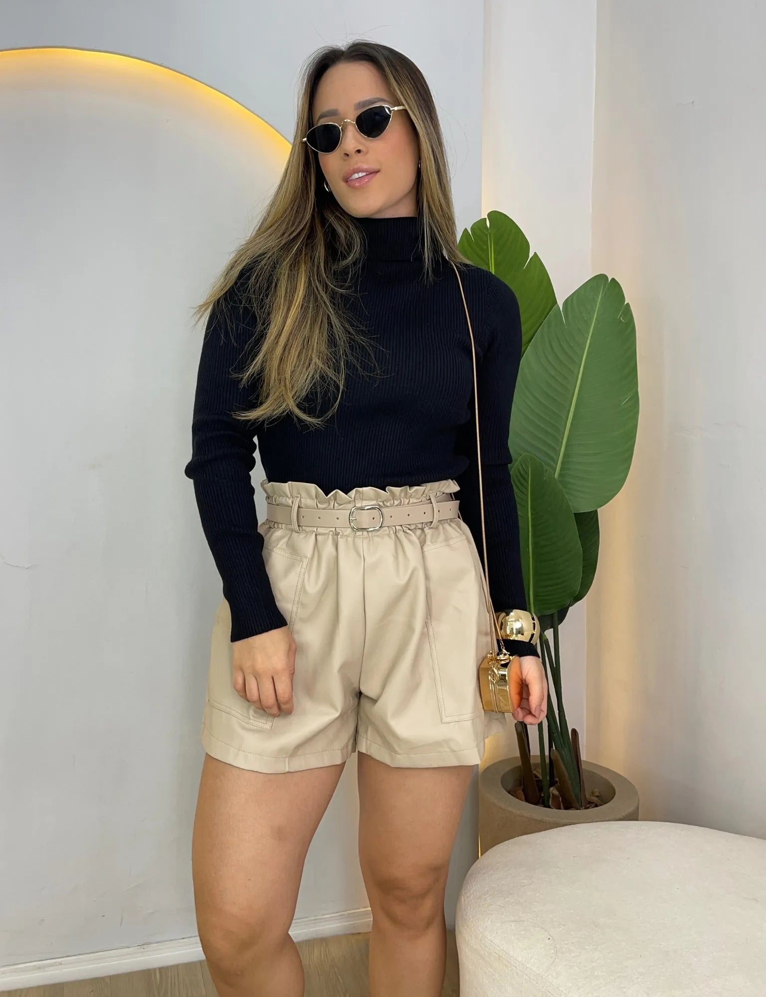 Short Viena Eco + Cinto