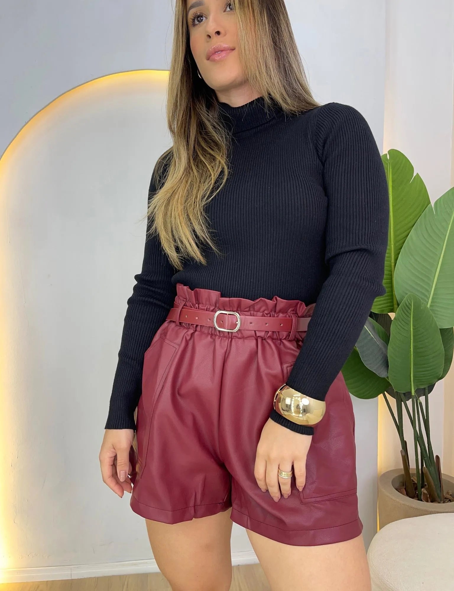 Short Viena Eco + Cinto